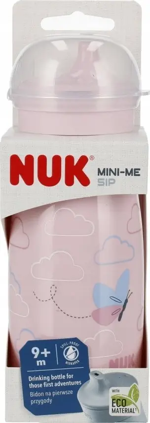 Kubëk për fëmijë NUK Mini Me, 300ml, 9m+, rozë