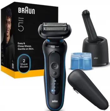 Rroje elektrike Braun Series 5 52-B7000cc, Wet Dry, stacion pastrimi, e zezë