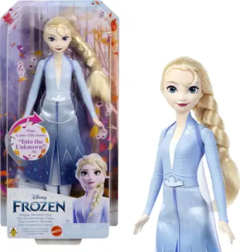 Kukull Disney Frozen Elsa Singing, me muzikë, lodër për fëmijë, shumëngjyrëshe