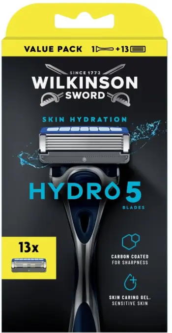 Brisk rroje Wilkinson Sword Hydro 5, 1 brisk, 13 koka rezervë
