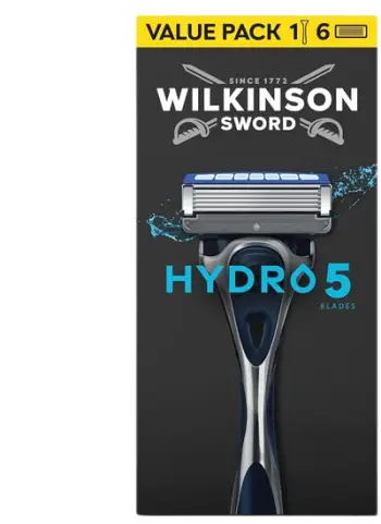 Rroje Wilkinson Sword Hydro 5, 5 thika, 6 koka rezervë