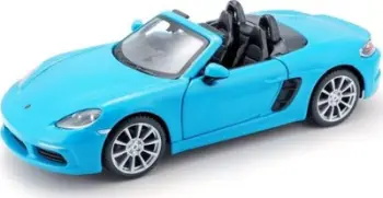 Makina lodër Bburago Porsche 718 Boxter, model 1:24, e kaltër