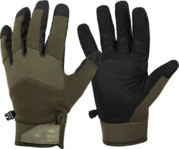 Doreza dimri Helikon Impact Duty Winter Mk2, madhësia L, 3M Thinsulate, olive green e zezë