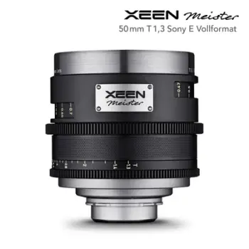 Lentë kine XEEN Meister 50mm T1.3, full frame, Sony E, e zezë