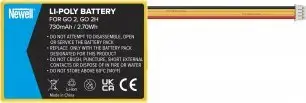 Bateri zëvendësuese Newell GO2 MLP284154, 730mAh, Li-Polymer, për JBL Go 2