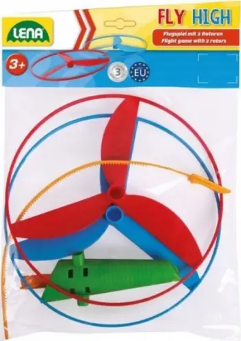 Lodër fluturuese LENA Fly High, 2 rotore, plastikë, shumëngjyrëshe