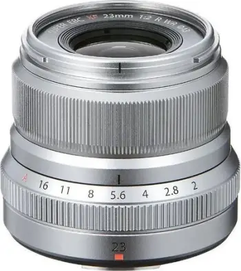 Objektiv Fujifilm XF 23mm F2 WR, X-Mount, rezistent ndaj motit, argjendtë