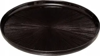 Pjatë dekorative Secret de Gourmet ASTRA, qeramike, 28 cm, e zezë