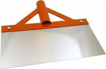 Skreper dyshemeje pa markë, 30cm, metalik, portokalli