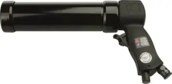 Pistolë pneumatike për silikon Rodcraft 8000, për fishekë 310 ml, trup çeliku, e zezë