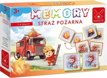 Lojë memorieje Kangaroo Fire Brigade, 24 pjesë, për fëmijë, shumëngjyrëshe
