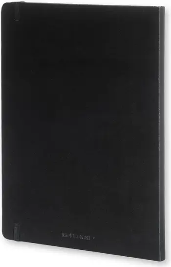 Fletore Moleskine Classic Hardcover, 1 lëndë, 10" x 7.5", e zezë