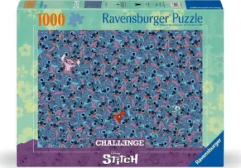 Puzzle Ravensburger Stitch Challenge, 1000 pjesë, shumëngjyrësh