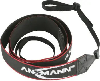 Rrip për kamerë Ansmann 1600-0022, rregullueshëm 160 cm, tekstil, i zi