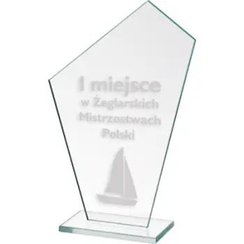 Trofe qelqi Victoria Sport Trophy, i gdhendur, transparent