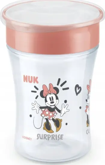 Gotë për fëmijë Nuk Disney Baby Minnie Mouse Magic Cup, 230ml, pa BPA, rezistente ndaj rrjedhjes