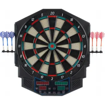 Tabllo elektronike dart Enero Dart Electronic Pro, 45 cm, 4 numërues, e zezë