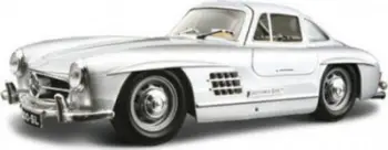Maket veture Bburago Mercedes Benz 300SL, shkalla 1:24, ngjyrë argjendi