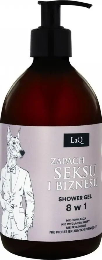 Xhel dushi LaQ Doberman, 8 në 1, 500 ml, me pompë