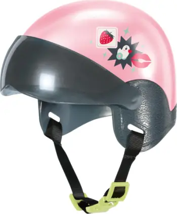 Helmet për kukulla Zapf Creation BABY Born E-scooter, 43cm, për 3+ vjeç, rozë