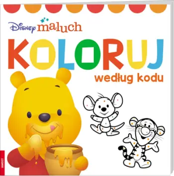 Libër ngjyrosjeje Disney Toddler Color According to the Code, për fëmijë, edukativ, shumëngjyrësh