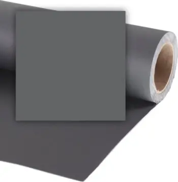 Sfond letre Colorama CO149, 2.72m x 11m, charcoal gri e errët