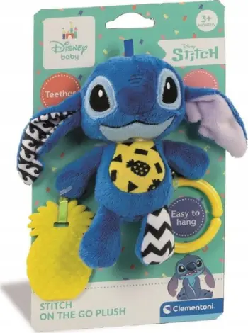 Lodër pelushi Clementoni Stitch, për udhëtim, blu
