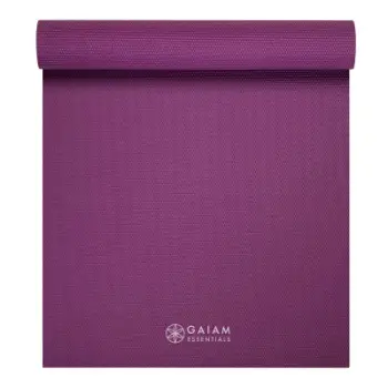 Tapet yoga Gaiam Essentials 63313, 6 mm, me rrip mbajtës, blu