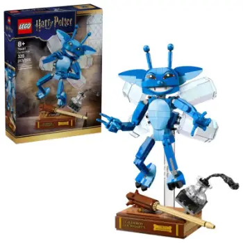 Set LEGO Harry Potter Cornish Pixie 76461, 320 pjesë, figurë koleksionuese, blu