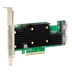 Kartë kontrolluese Broadcom EHBA 9620-16i, 16 porta, PCIe 4.0, e zezë