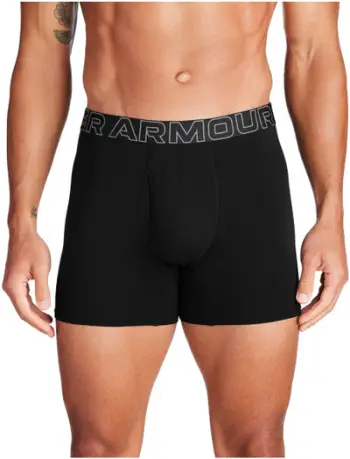 Bokserë për meshkuj Under Armour Boxer Shorts 1383889-001, set 3 copë, e zezë