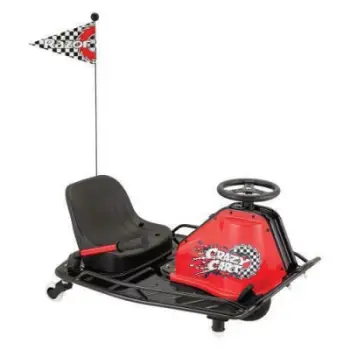 Kart elektrik Razor Crazy Cart 20173861 Lithium, 250W, 19 km/h, i kuq e zi