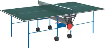 Tryezë ping pong Schildkröt SpaceTec, palosëse, me rrota, e gjelbër