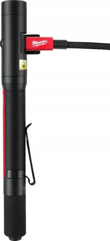 Elektrik dore Milwaukee TRUEVIEW Rechargeable, 250 lumens, lazer, e zezë