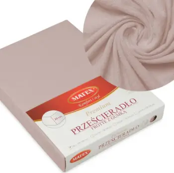 Çarçaf me lastik Matex Premium Terry, 120x200 cm, bezhë