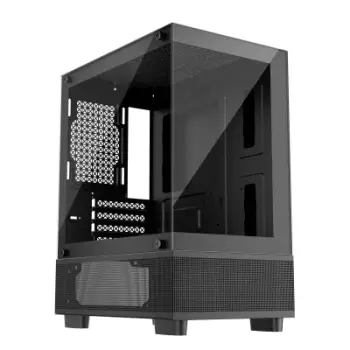 Kuti kompjuteri 1STPLAYER MIKU Mi2-a, MIDI Tower, xham i temperuar, e zezë