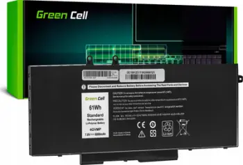 Bateri laptopi Green Cell 4GVMP, 61Wh, Li-Ion, e zezë