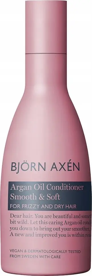 Balsam flokësh Björn Axén Argan Oil Smooth & Soft, për flokë të thatë dhe kaçurrelë, 250ml