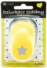 Mjet shpues dekorativ Dalprint Star, 25 mm, i verdhë