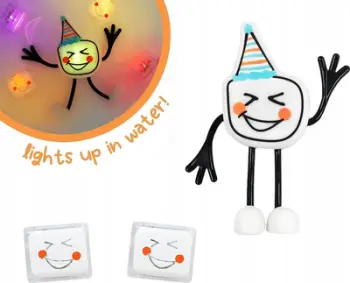 Lodër senzoriale Glo Pals Character Pack White, me drita LED, 3+