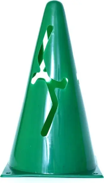 Kupolë trajnimi VCM 9ACS1, 23cm, plastike fleksibël, e gjelbër