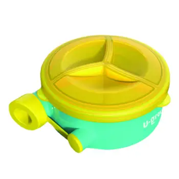 Kontejner për qumësht pluhur U-Grow, 3 ndarje, 250ml, shumëngjyrësh