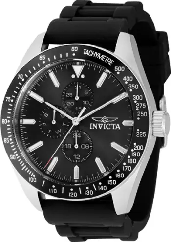 Orë për meshkuj Invicta Aviator Quartz 38402, e zezë