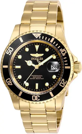 Orë për meshkuj Invicta Pro Diver Quartz 26975, e artë