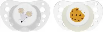 Biberon MAM Space Night Silicone 0–6m, set 2 copë, fosforeshent