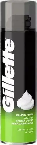 Shkumë rroje Gillette Lemon Lime, aromë limoni dhe lime, 200ml