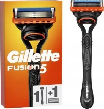 Brisk rroje Gillette Fusion5, 5 tehe, 1 dorezë 1 kokë zëvendësuese, i zi