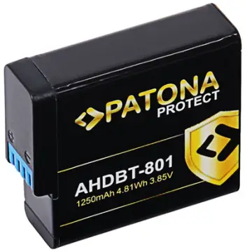 Bateri Patona për kamerë GoPro Hero 5/6/7/8, 1250mAh