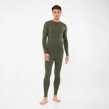 Set i brendshëm termik VIKING Gasher Merino, për meshkuj, madhësia L, khaki