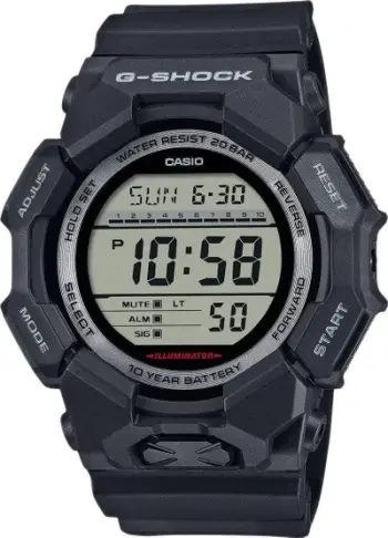 Orë dore Casio G Shock GD-010-1ER, digjitale, rezistente 20 bar, e zezë